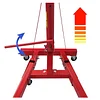 HTTMT- Engine Motor Hoist Cherry Garage Lifting Picker Crane Lift 4000 lb Capacity Red Cherry Picker Jack Engine Hoist With Hook [P/N: ET-CAR-FIX005-2T-RED]