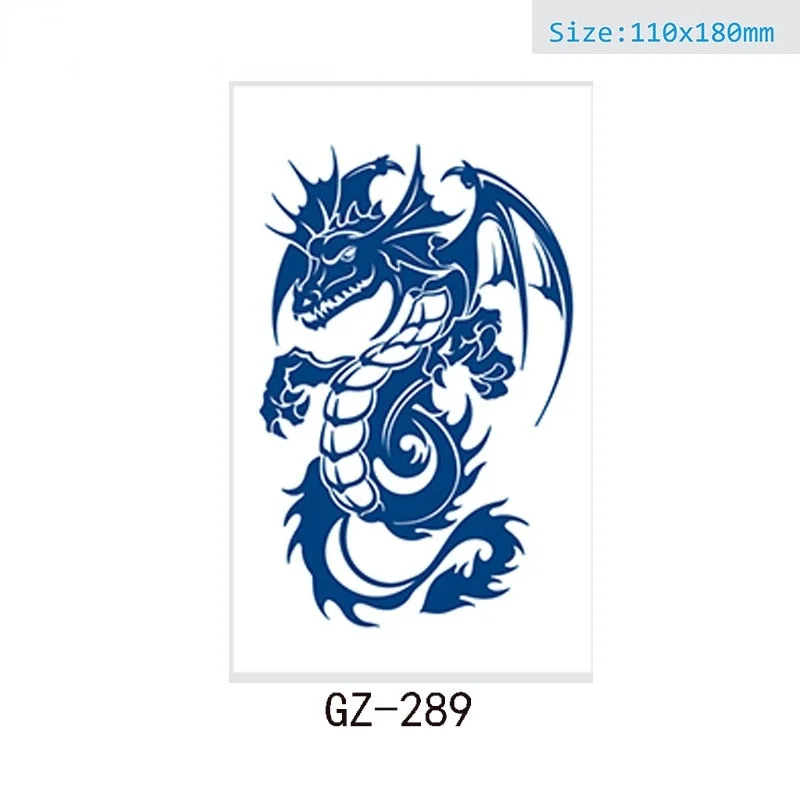 Net Red Herbal Juice Semi-permanent Waterproof Sweat-proof Tattoo Masking Scar Tattoo Sticker Herbal Juice Tattoo Sticker