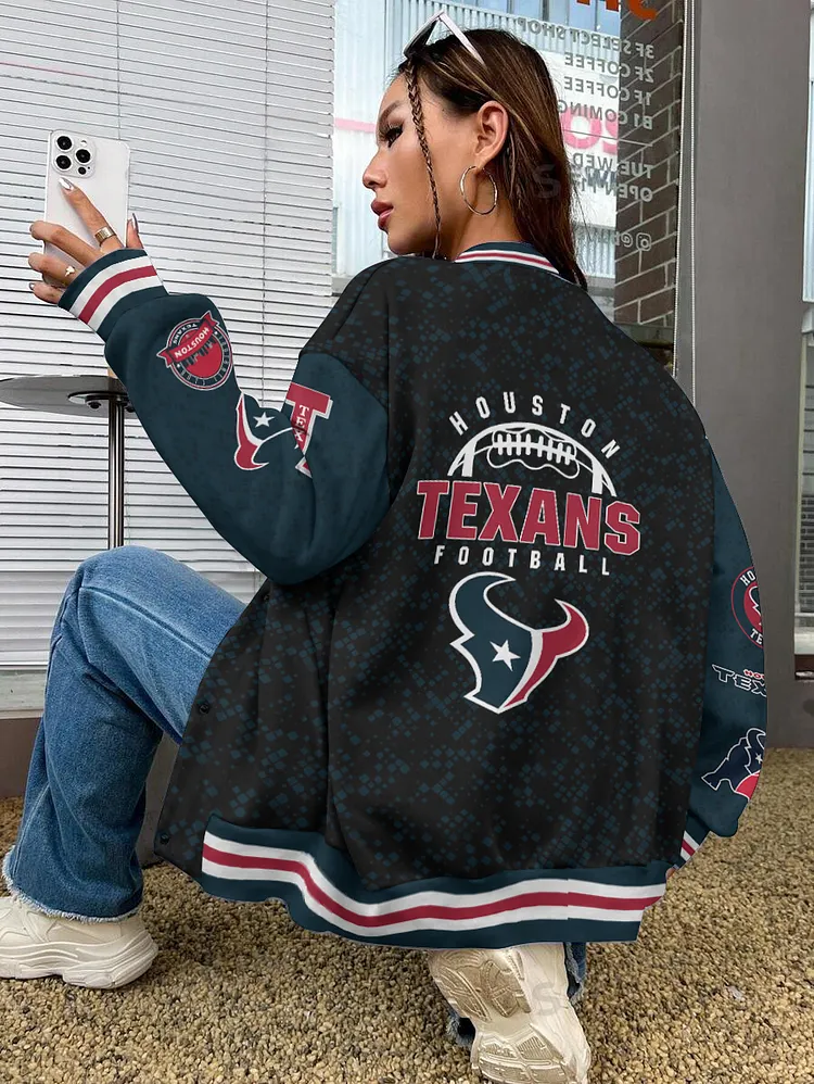 Houston Texans National Football League 2024 Make Your Mark Unisex Varsity Jacket