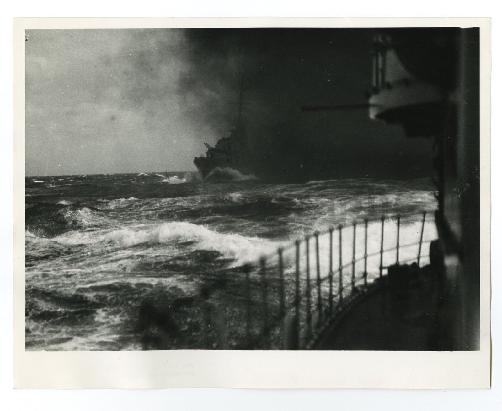 World War II - Vintage Publication 8x10 Photo Poster paintinggraph - Attack on Italian Ships