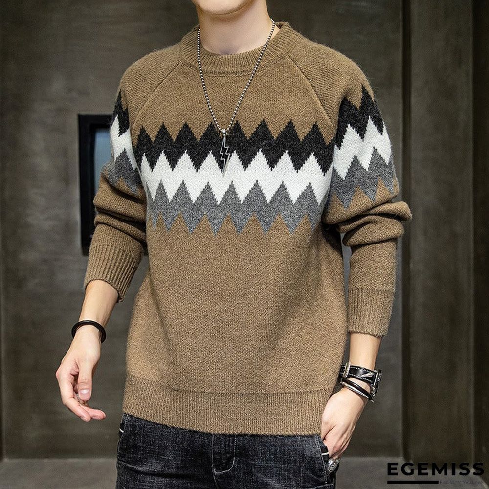 Loose Neck Sweater Men's Sweater | EGEMISS