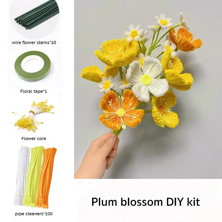 DIY Pipe Cleaners Kit - Honeysuckle Flower