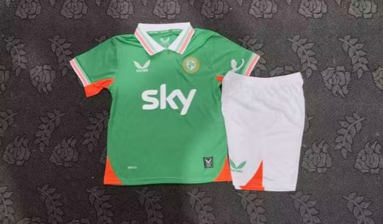 2025/2026 Kids Size Ireland Home Soccer Jersey 