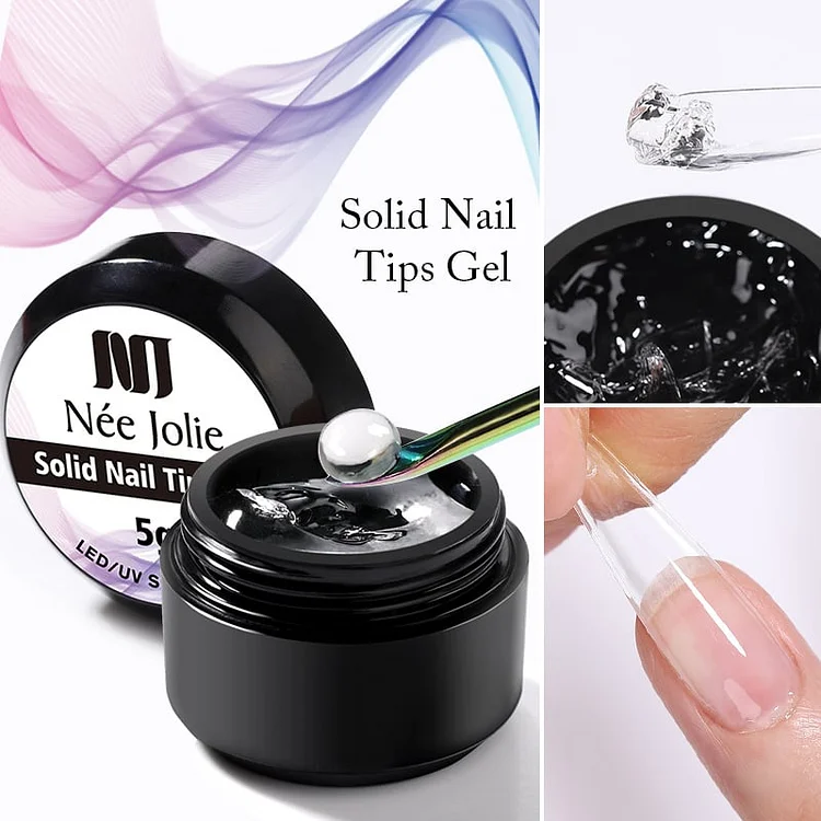 Solid Nail Glue Gel for Nail Tips