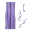 >Buy 2 Get 1 Free<100 Pieces Solid Color DIY Twisting Sticks Pipe Cleaner Chenille Stems Craft for Creative Styling Art Craft and Custom Hair Accessories