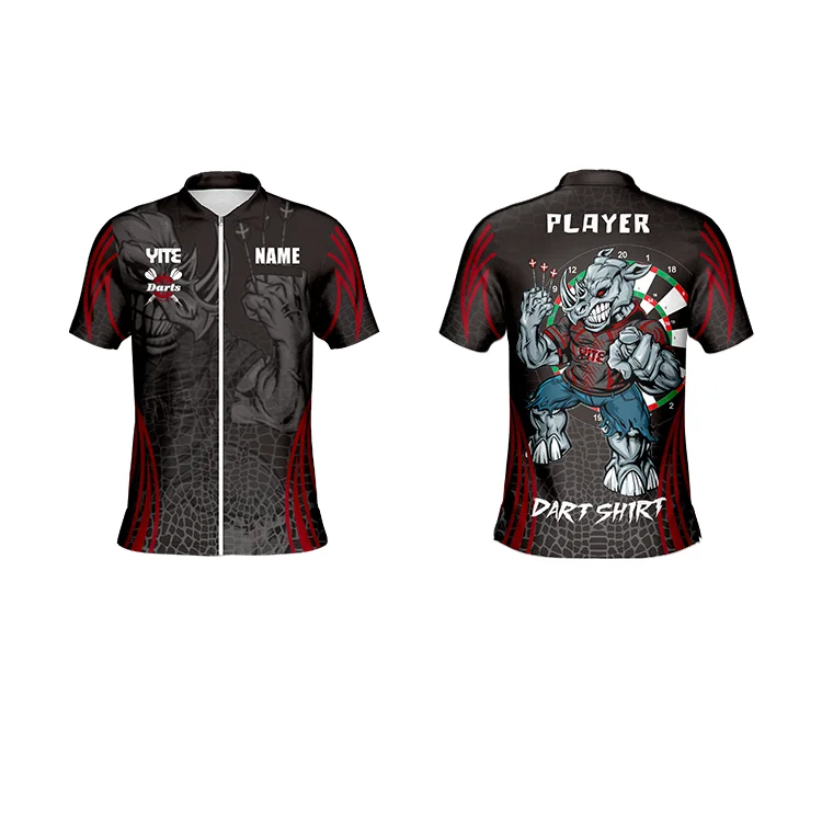 YITE | Factory Wholesale Dart Shirts Polo Customized Sublimation Darts Shirts 