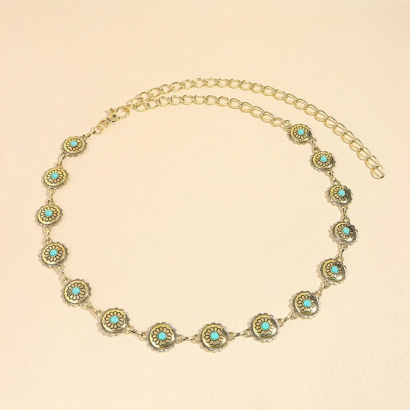 Casual Basic Punk Geometric Metal Unisex Chain Belts