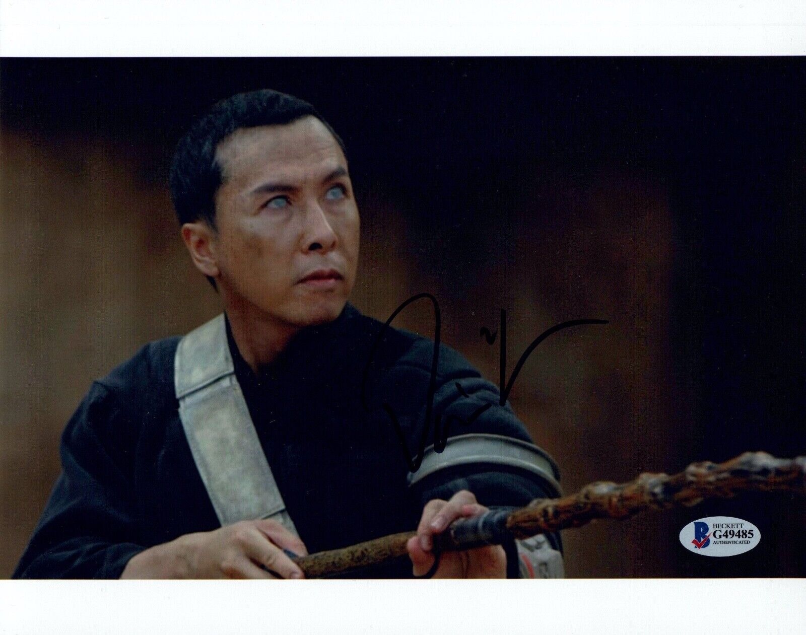 Donnie Yen Signed Autographed 8x10 Photo Poster painting Star Wars ROGUE ONE Beckett BAS COA