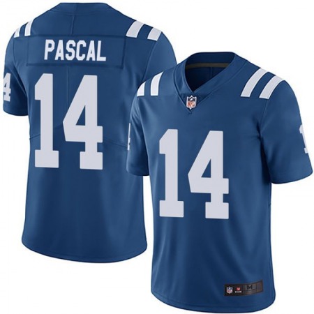 Youth Indianapolis Colts #14 Zach Pascal Blue Vapor Untouchable Limited Stitched Jersey