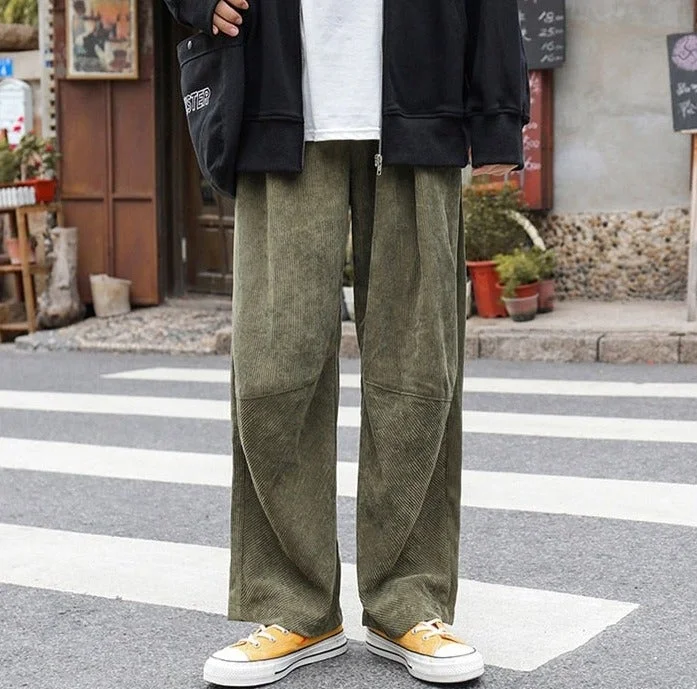 Aonga Corduroy Wide Leg Pants aonga