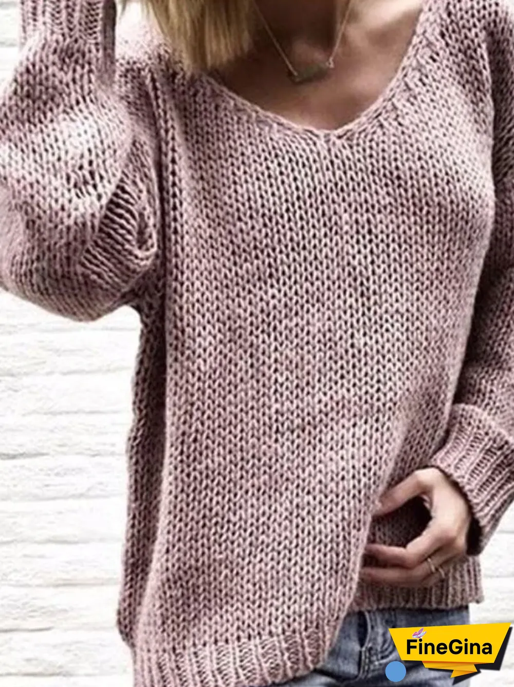 Autumn Winter Women's Knitted Top