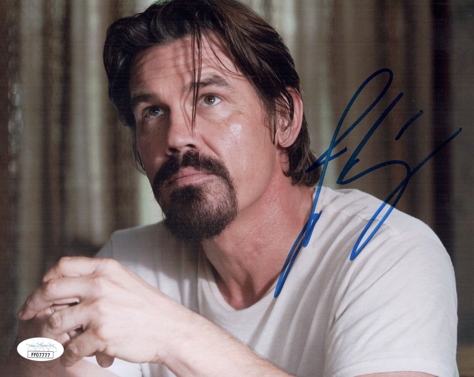 JOSH BROLIN Signed NO COUNTRY FOR OLD MEN 8x10 Photo Poster painting Autograph JSA COA