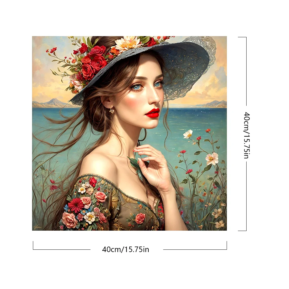 DIY Paint By Number 40*40cm - Lady