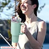 Cat Lid Accessories Charms with Straw Cover for Stanley 40oz Tumbler with Handle