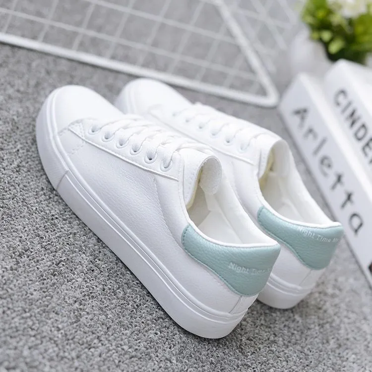 Breakj Breakj White Shoes Women 2025 Spring And Autumn New Fashion Flat Shoes Students Breathable Women's Shoes Net Red Single Shoes Casual White Shoes