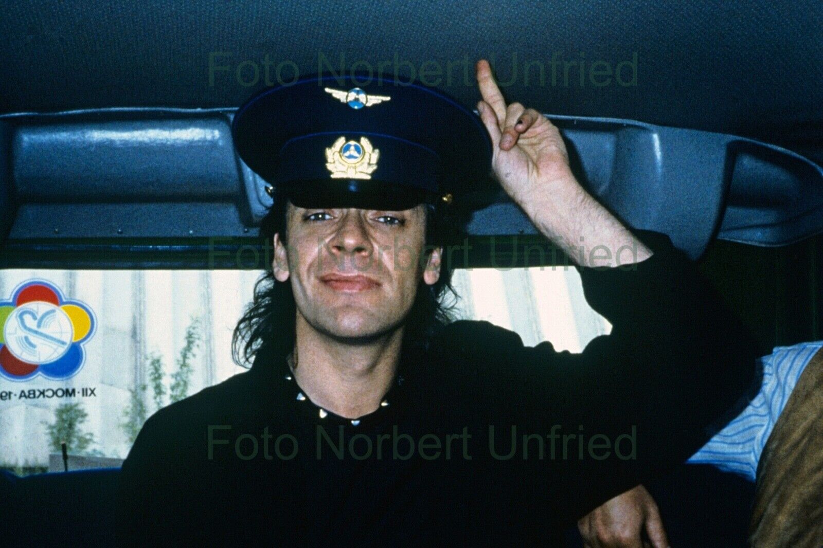 Udo Lindenberg IN Moscow Russia - Photo Poster painting 20 X 30 CM Without Autograph (Nr 2-9