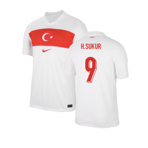 Maillot Turquie Hakan Sukur 9 Domicile Euro 2024