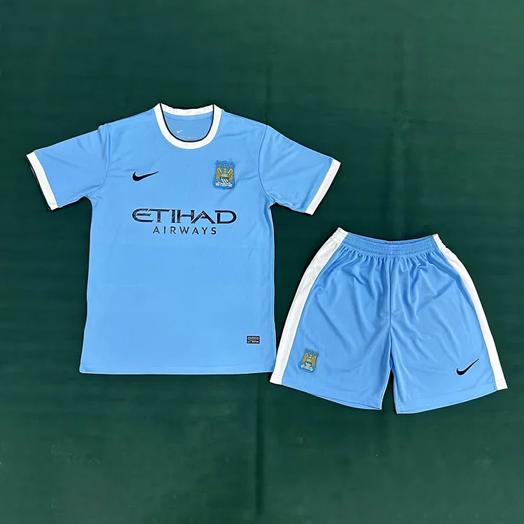 2013/14 Manchester City Home Retro Adult Set