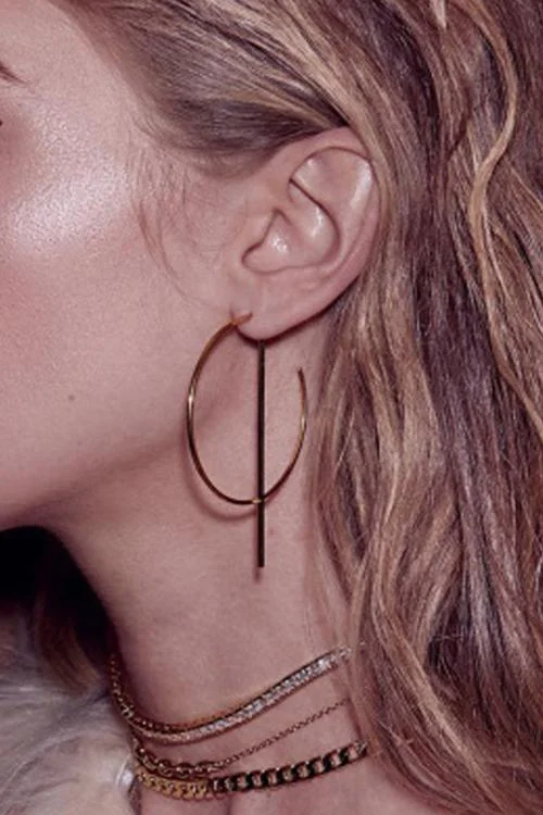 Alter Ago Metallic Circle Earrings