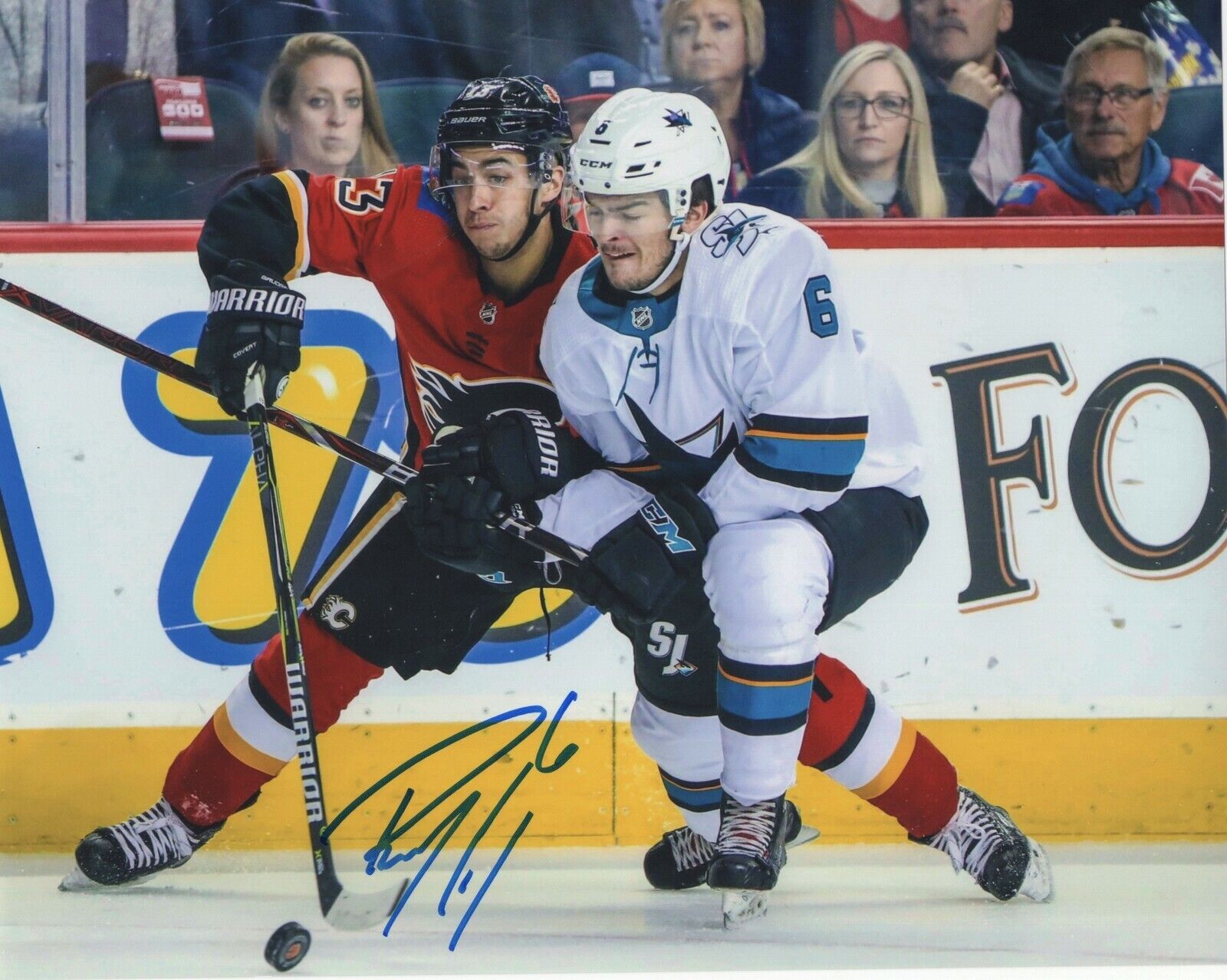 RYAN MERKLEY SIGNED AUTOGRAPH SAN JOSE SHARKS 8X10 Photo Poster painting EXACT PROOF