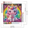 Diamond Painting-DIY Full Round Drill Unicorn