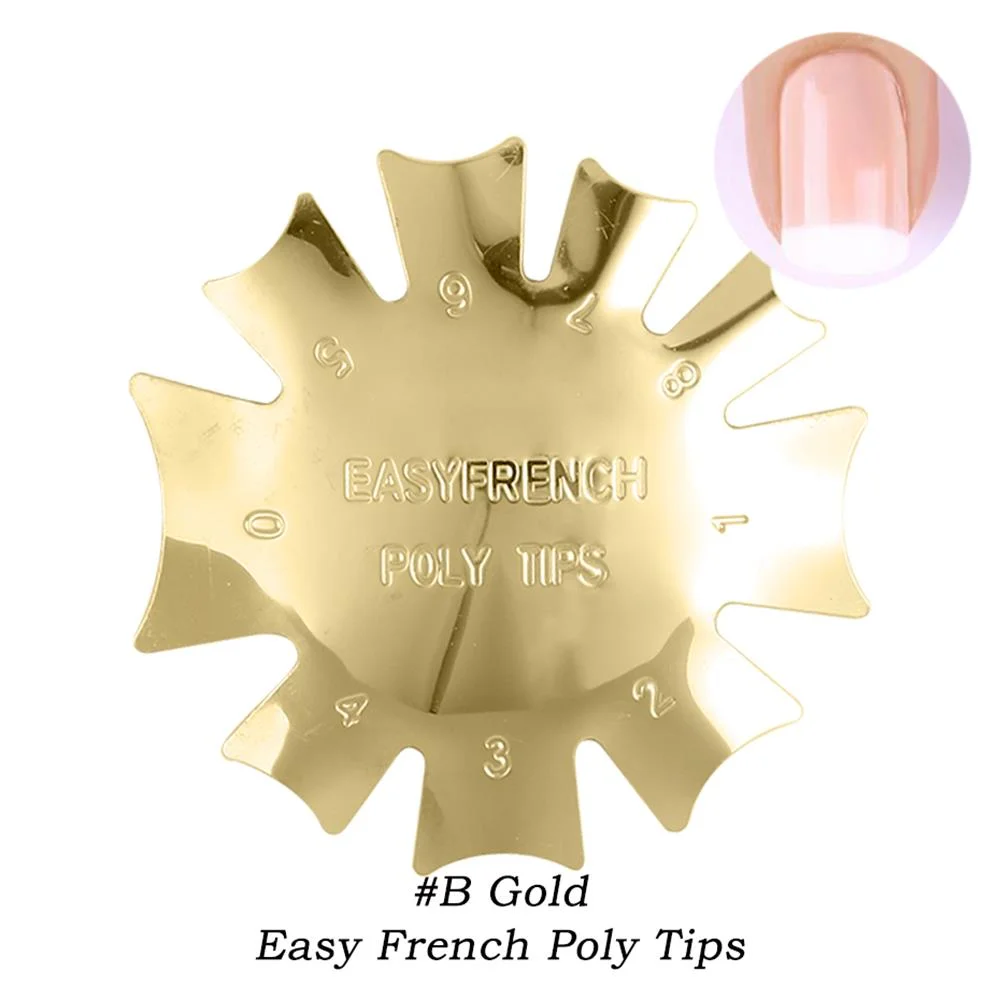 Stainless Steel Easy French Line Edge Nail Tool Cutter Nail Stencil Edge Trimmer Multi-size Nail Manicure Nail Art Styling Tool-Nail Inspo