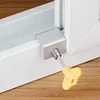 Door Window Lock Restrictor Adjustable Garage Frame Lock Alloy for Kids Pet Home