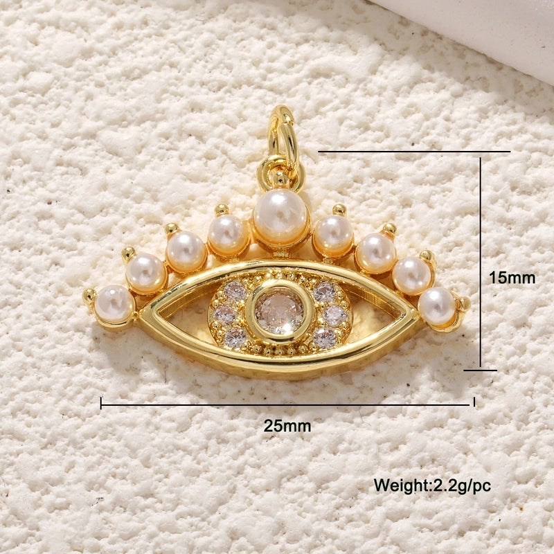 1 Piece Copper Devil’s Eye Jewelry Accessories Pendant