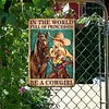 Being a Cowgirl - Vintage Metal Signs(12*16Inch) - Cowgirl