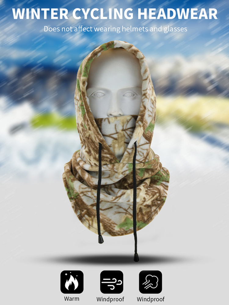 

Adjustable Thickened Winter Warm Cycling Hood Fleece Neck Face Cover Scarf, Tt-dt-mc-02, 501 Original