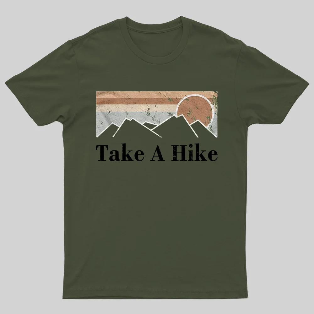 Take A Hike Printed Men's T-shirt