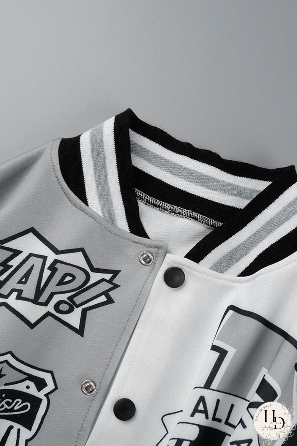 Rose Red Casual Street Print Patchwork Buckle Outerwear(Subject to Actual Product)