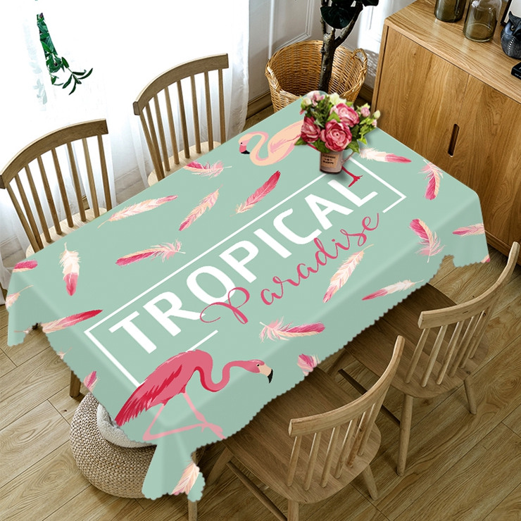 

Natural Scenery Flamingo Tropic - 3D Tablecloth, 140*180cm, 501 Original