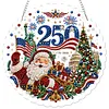 250th Anniversary DIY Diamond Painting Pendant Double Sided Gem Beads 25cm