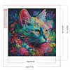 uk.everydayedeals (Limited Stock)Diamond Painting - Round AB Drills - Cat(45*45cm)