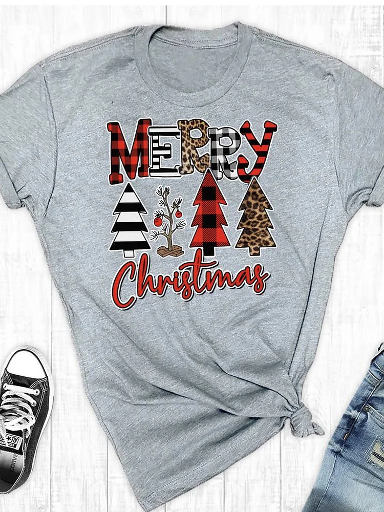 Bestdealfriday Merry Christmas Graphic Tee 9841308