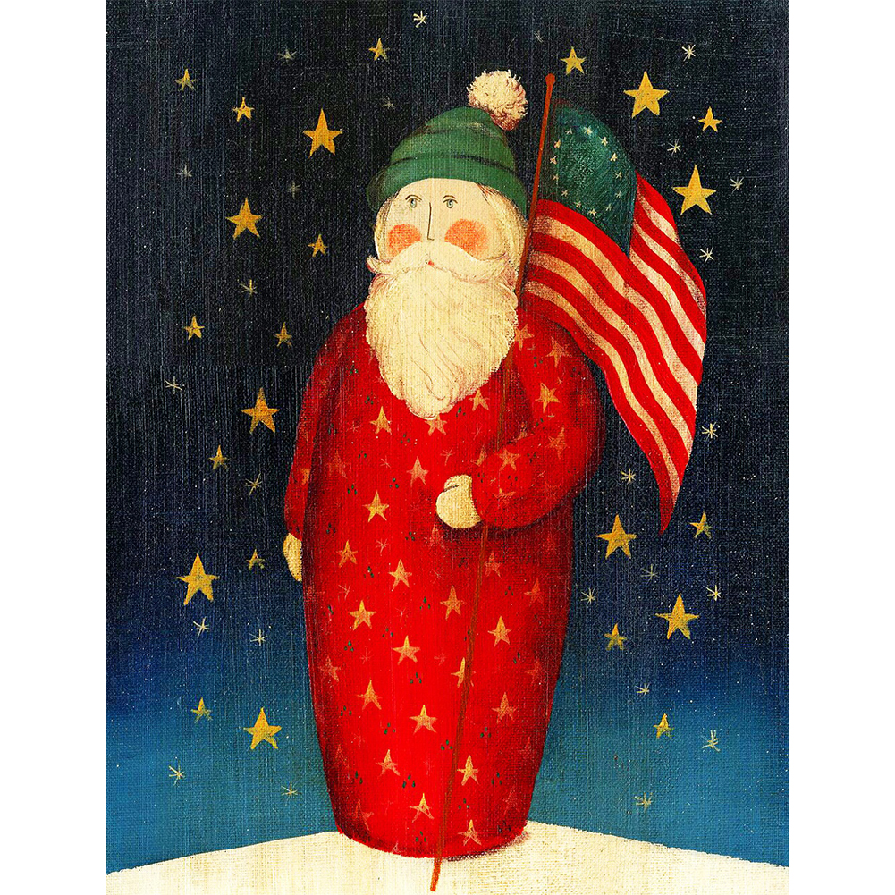 

Santa - Round Drill Diamond Painting - 30*40CM, 501 Original