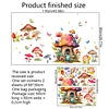 Cute Cartoon Mushroom Home Wall Sticker Kids Room Decor