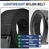5 Pack Men's Tactical Nylon Military Style Adjustable Waist Belts
