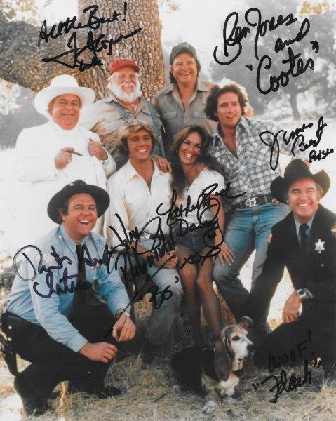 REPRINT - DUKES OF HAZZARD Cast Autographed Signed 8 x 10 Photo Poster painting Poster Man Cave