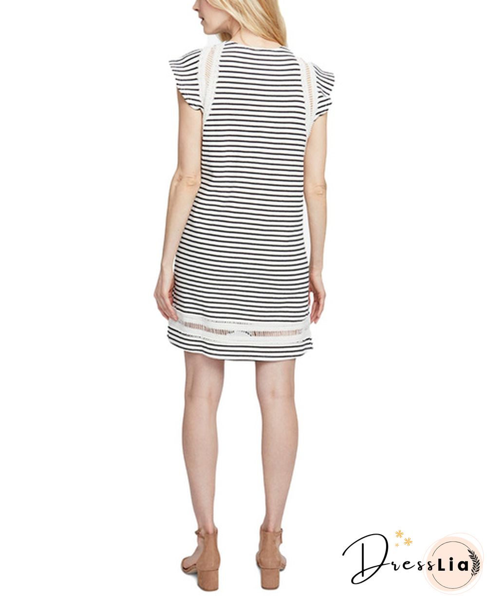 Rachel Roy | Jules Cap-Sleeve Mini Dress | White