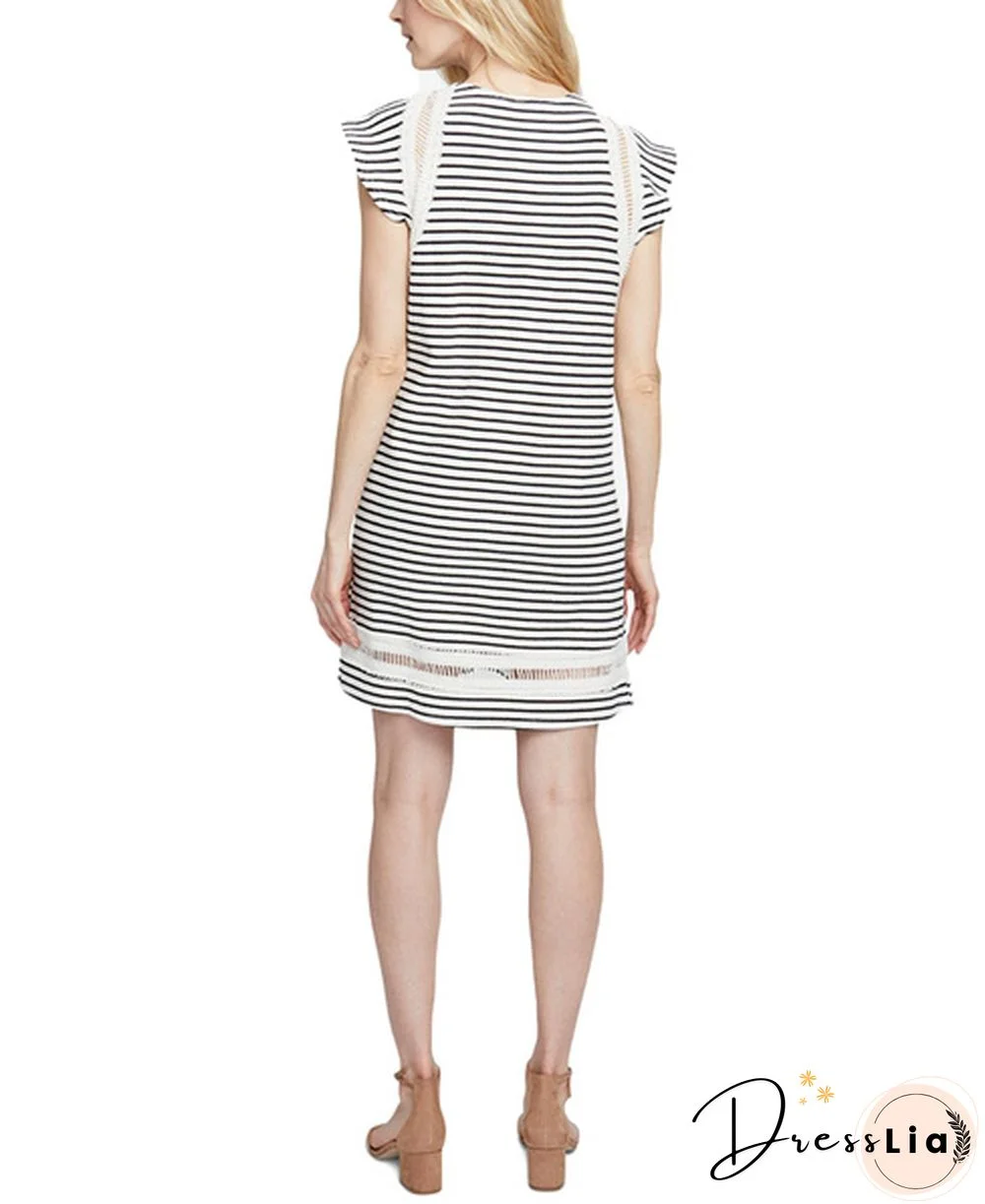 Rachel Roy | Jules Cap-Sleeve Mini Dress | White