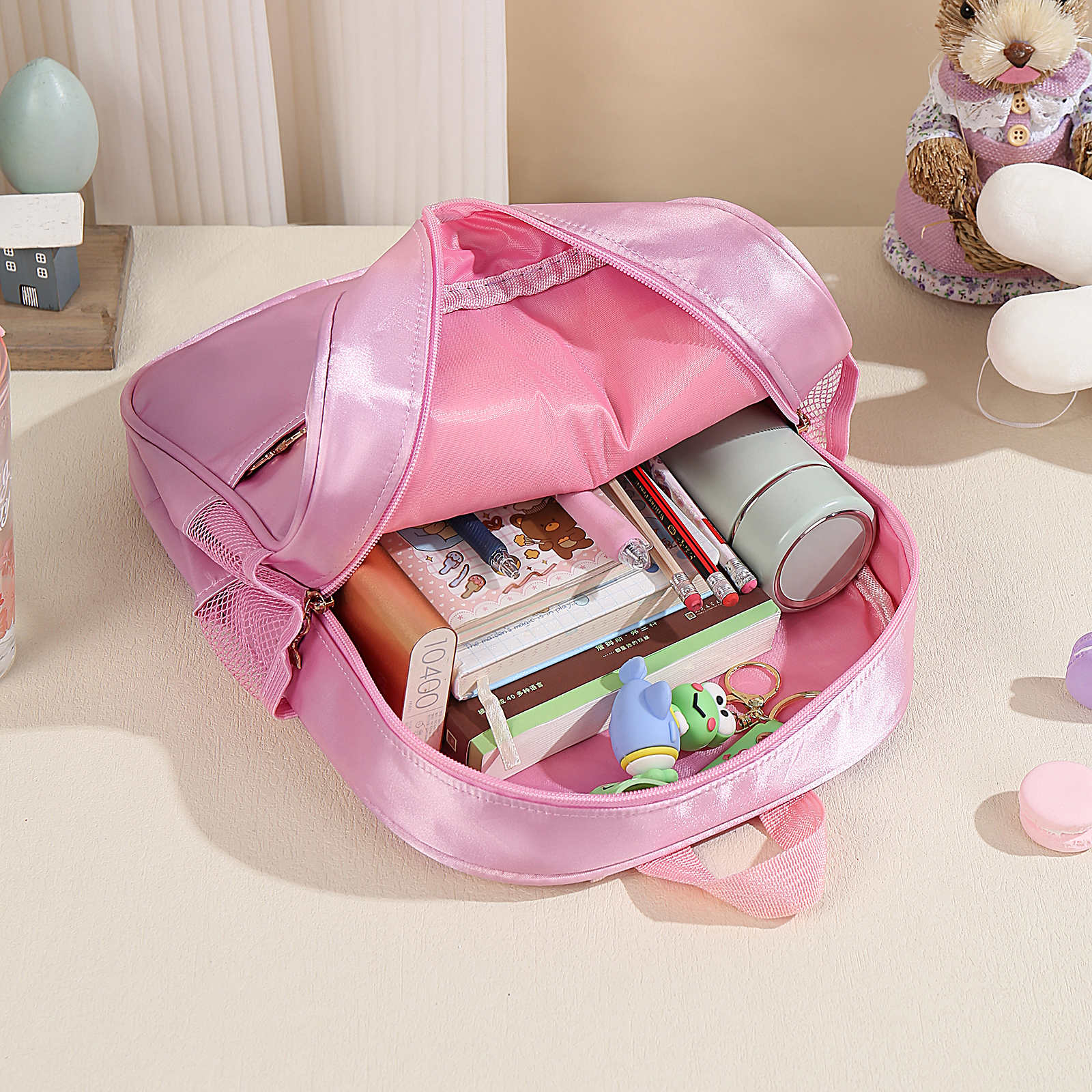 Personalised Princess Dress Style Schoolbag Custom Name Backpack Back To School Gift for Girls-Jessemade AU