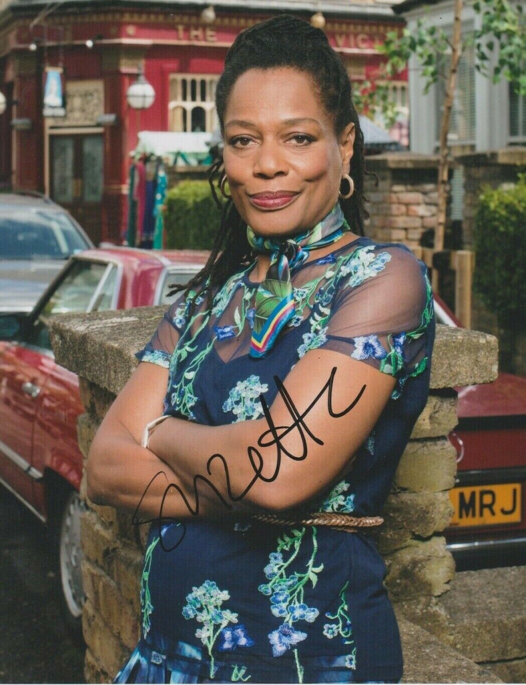 Suzette Llewellyn (Sheree Trueman) **HAND SIGNED** 10x8 Photo Poster painting ~ Eastenders