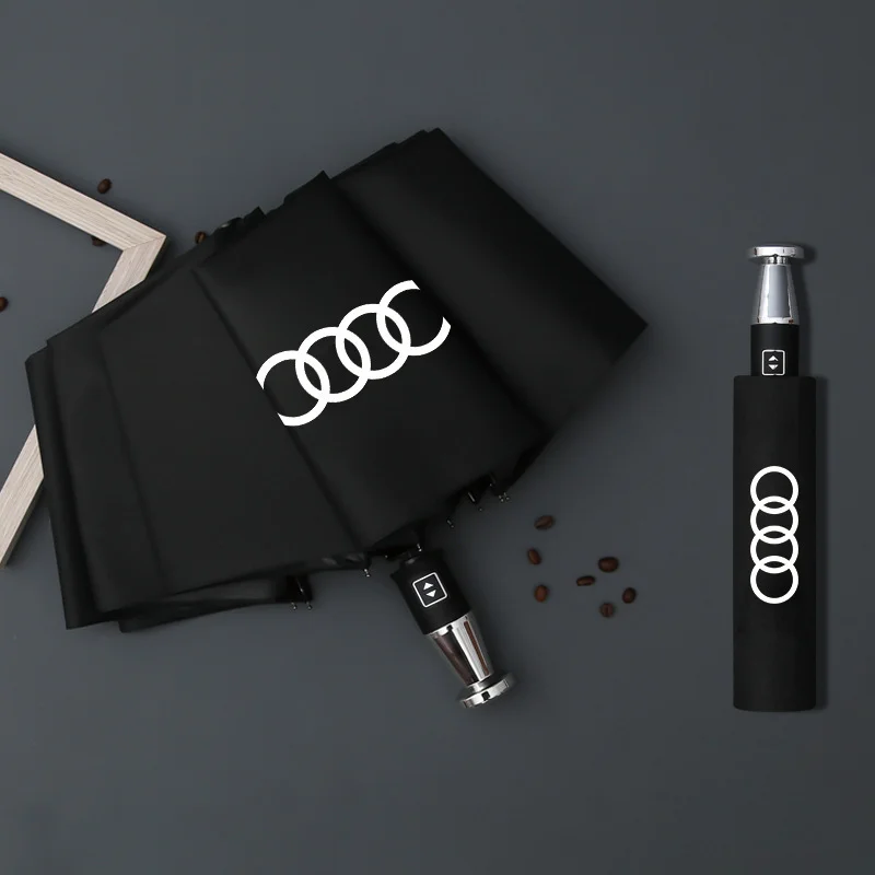  VIP business folding 10-bone black plastic umbrella