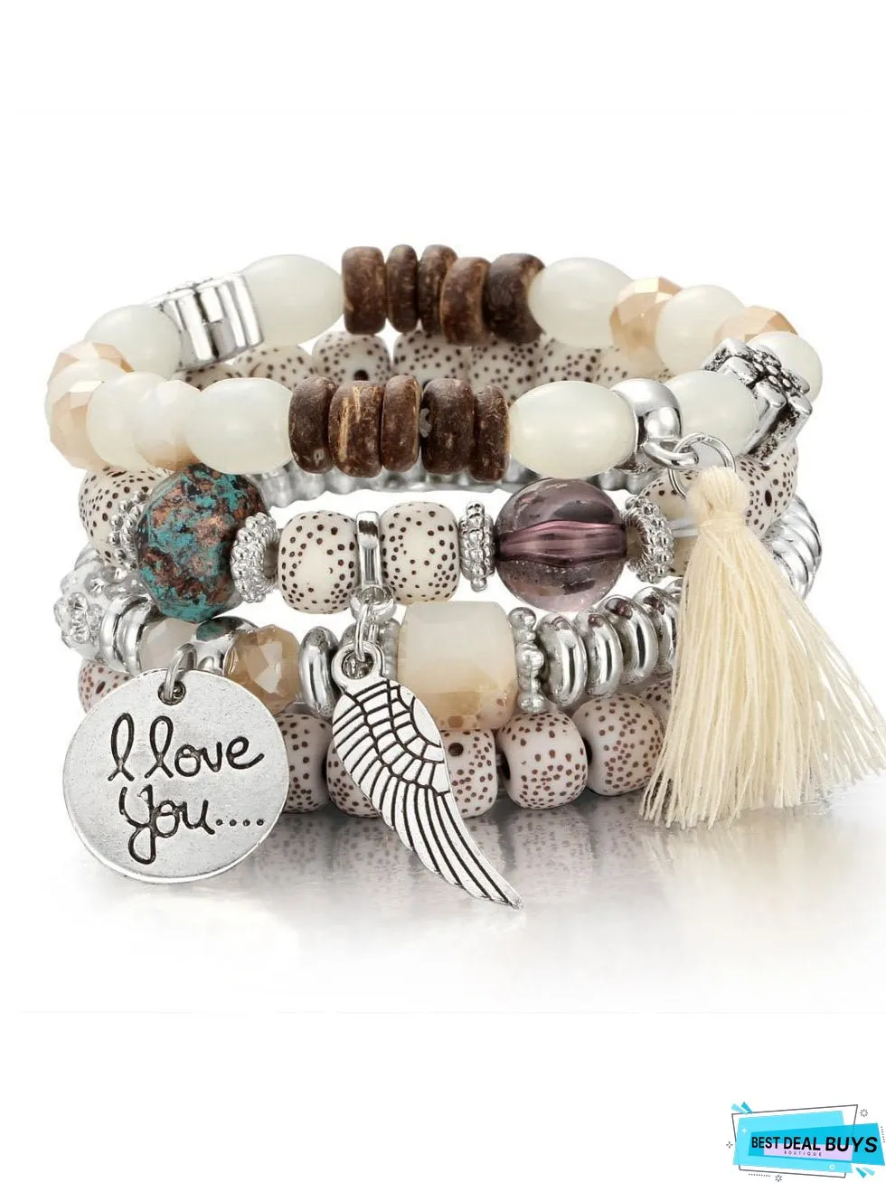 Bead Bangles Set