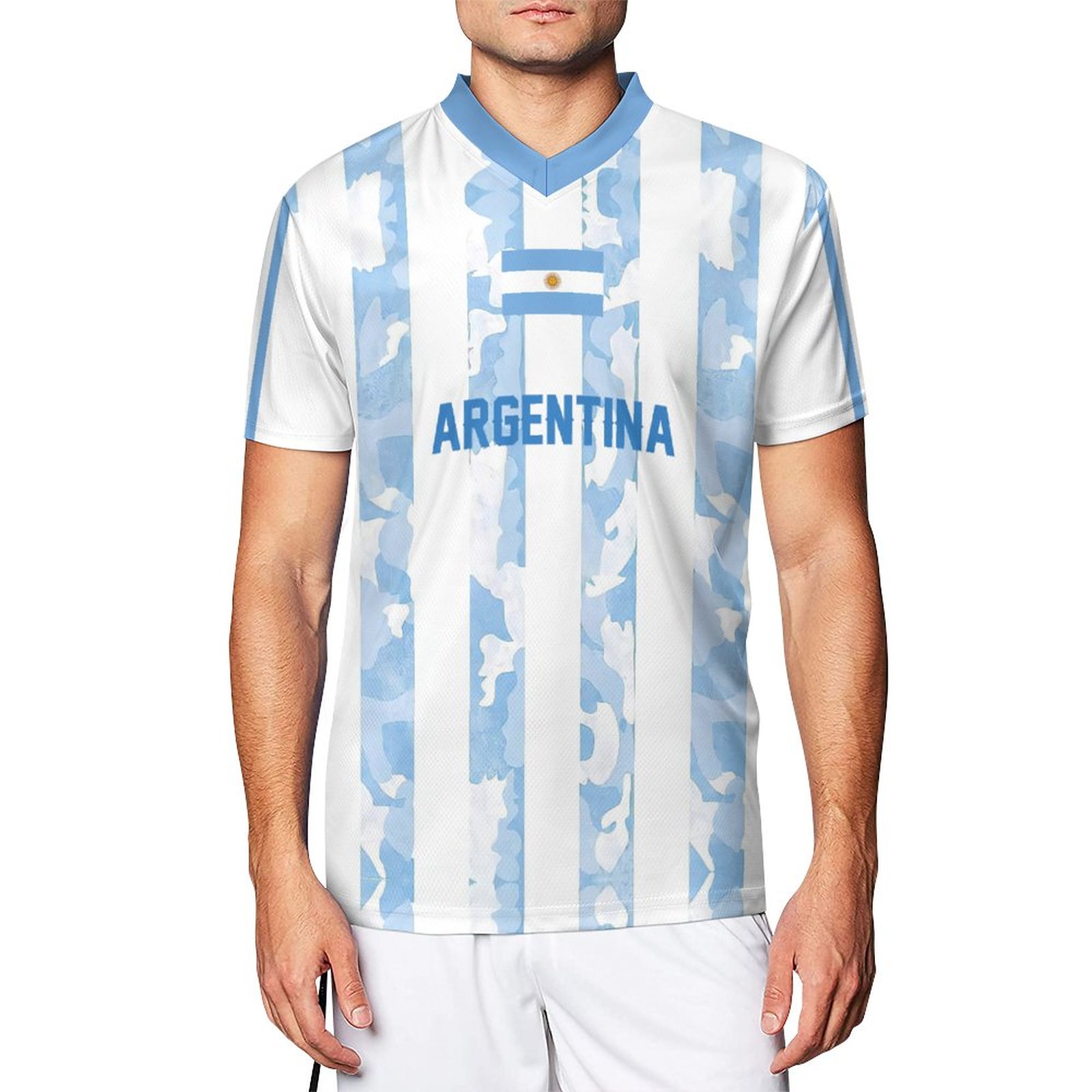 Argentina FIFA 2022 World Cup Men's Exclusive Design Soccer Jersey