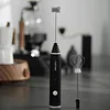 MHW-3BOMBER Electric Milk Frother Coffee Art Automatic Milk Frother Handheld Frother