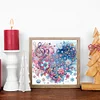 Notes coeur fleur-sp&eacute;cial forme diamant peinture-30*30cm