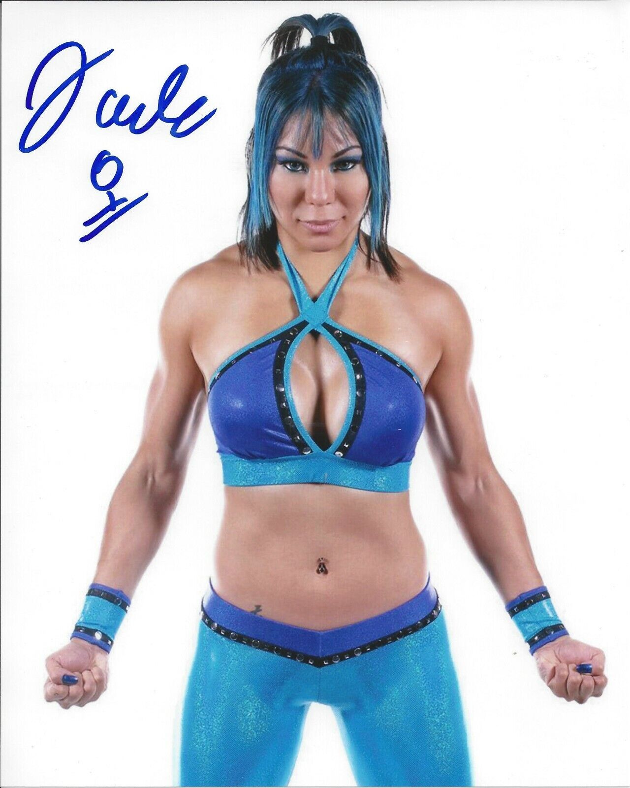 Jade autographed 8x10 WWE NXT Mia Yim#13